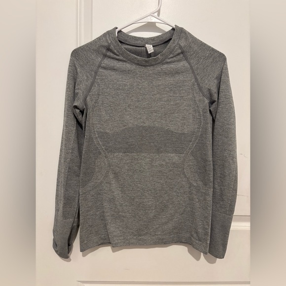 Stelle Youth activewear long sleeve gray top - Picture 1 of 4